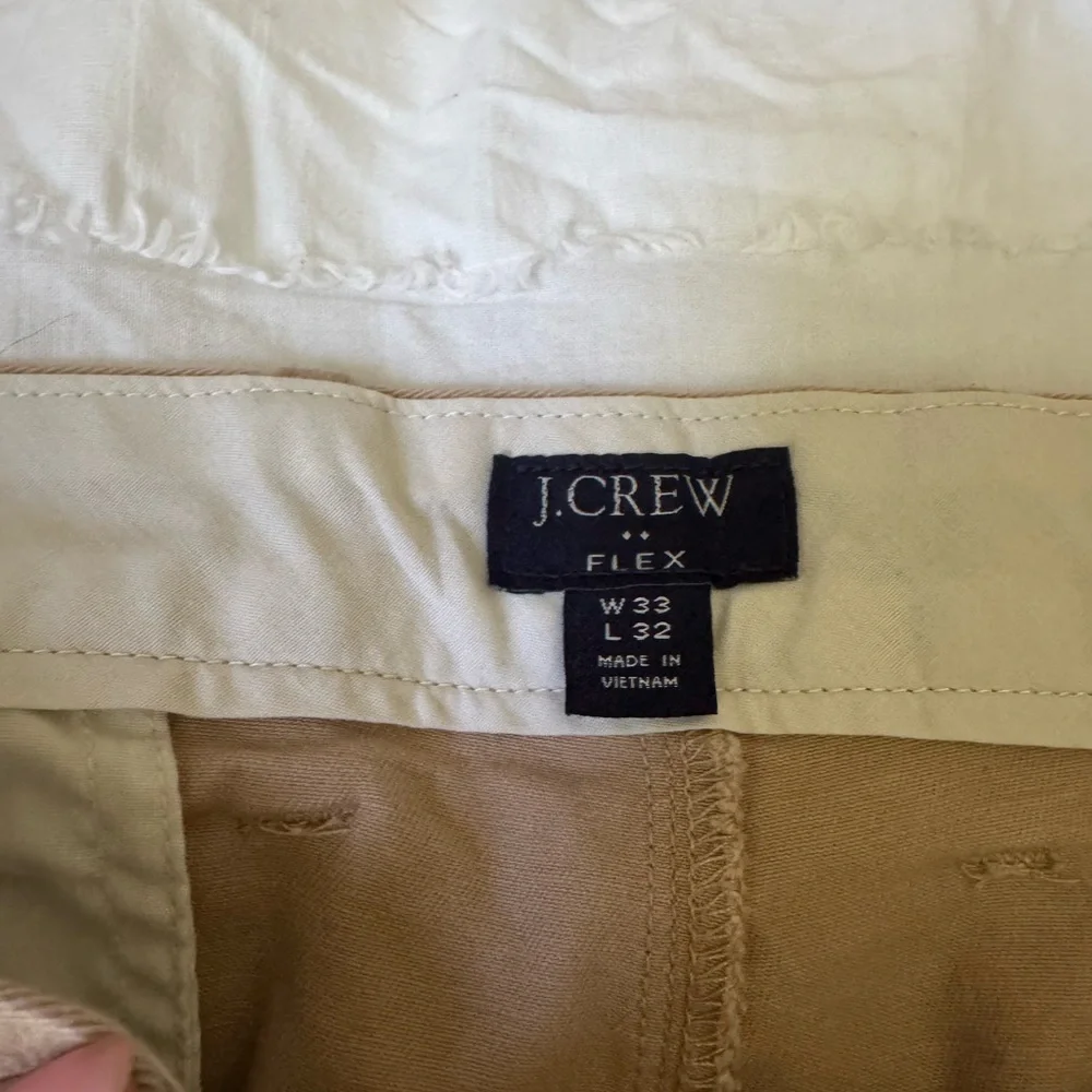 J. Crew Men's Khaki Chinos in Tan